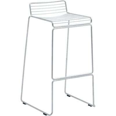 HAY Hee Bar Stool - Zithoogte 75 cm - verzinkt