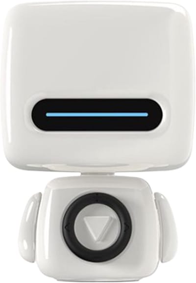Draagbare Speaker - Robot Speaker - Muziek Luisteren - Waterdicht Ontwerp - 7.4x5.1x5.0 cm - Wit