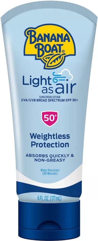 Banana Boat Light As Air Sunscreen Lotion