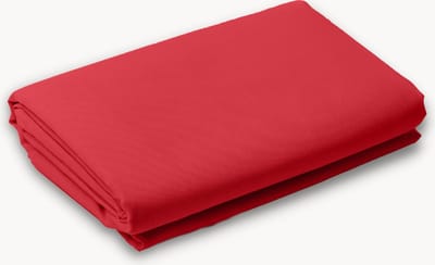 Y-NOT - Crispy Cotton Hoeslaken Topper - 90x200 - tot 15 cm matrasdikte - 100% Katoen - 180 draaddichtheid - Rood
