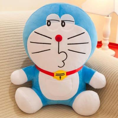 Nieuw Schattig Cartoon Doraemon Pluche Speelgoed Poppetje Creatief Blauwe Dikke Man Dingdang Kat Poppetje Lapjespop 25cm