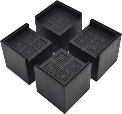 Bedverhogers 76 cm Meubelverhogers - Stoelverhogers - meubelverhoging - Lifter voor Bedframe - Banken - Bureautafels - Stoelpoten risers - 4 stuks - ondersteunt tot 4000 kg