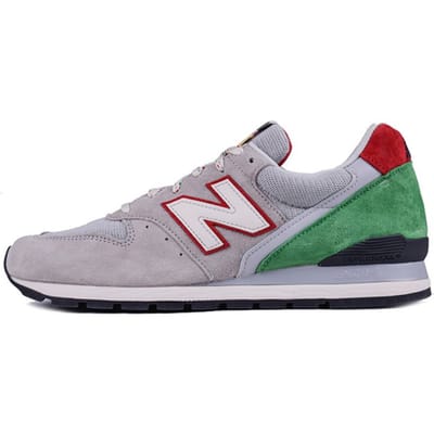 New Balance M996 Made In Usa Heren Sneakers Grijs Groen-Rood M996PG 46.5 gray