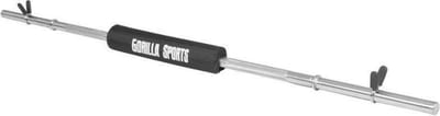 Gorilla Sports Halterstang - Barbell - 170 cm - Met Bar Pad - Nekkussen - 30/31 mm - Incl. Veersluiting