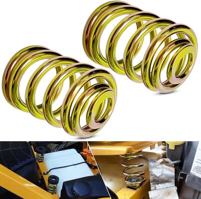 Zitveer Grasmaaier - Vervangende Veer - Comfortabel Maaien - Superieure Constructie - 2 Stuks - Zilver