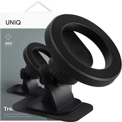 Support magnétique pour voiture UNIQ Trelix Car Dash Noir