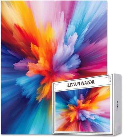 Puzzelmat - Legpuzzel - Ontspannend Spel - Hoge Resolutie Poster - 70x50cm - Abstract