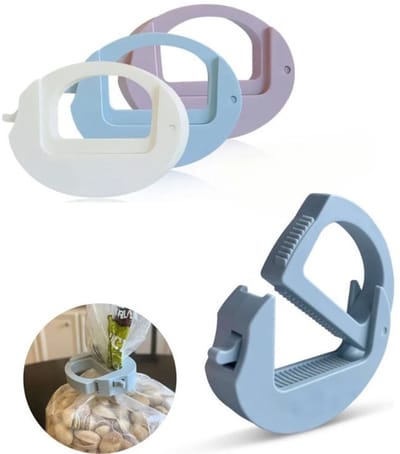 Vershoudclips-vershoud knijpers-vershoudklem-zaksluitingsclips - Magnetische luchtdichte clips - Voor het bewaren van voedsel - Herbruikbare clips - Draagbare voedselclips - Met haakgreep voor chips, snacks, ontbijtgranenbrood, diepvriesproducten