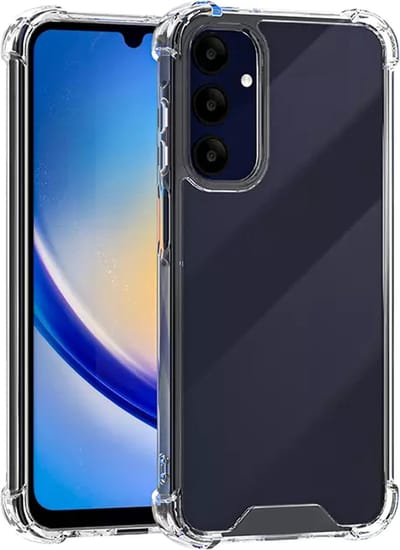Schokbestendig Hoesje - Crystal Clear Back Cover Geschikt voor: Samsung Galaxy A25 5G | Transparante achterkant PC & TPU Bumper