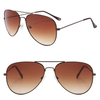 Fako Sunglasses® - Kinder Pilotenbril - Piloot Zonnebril - Jongens Zonnebril - Meisjes Zonnebril - Lichtbruin