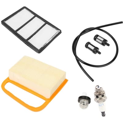 Servicekit Luchtfilter Brandstoffilter Primerbol & Bougie voor TS410 TS420 Doorslijpmachine