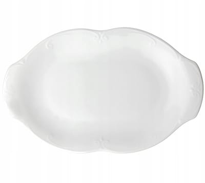 PFP Chodzież Ovale Sjaal Camelia 33 cm Wit Porselein