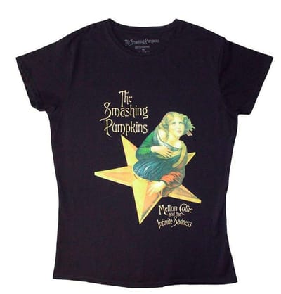 Smashing Pumpkins - Mellon Collie Dames Tshirt - S - Blauw