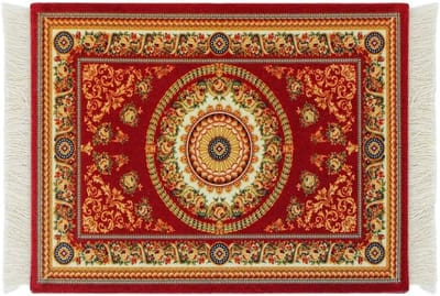 Persian Mini Carpet Muismat met Franje - Kleurrijke Muismat voor Laptop, PC en Gaming Desk Pad Accessoire