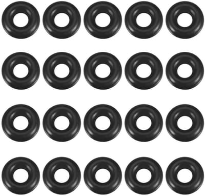 Allecto - O-ringen - Nitrilrubber - Afstandhouders - 12 mm - Afdichtingsset - 20 Stuks - Geschikt voor Diverse Toepassingen - Rubberen Sluitringen