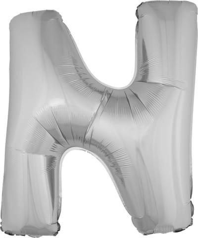 ESPA - Enorme zilverkleurige aluminium letter ballon - Zilver / Grijs