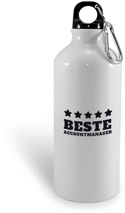 Hacebo® - Beste accountmanager waterfles - Beste accountmanager - collega - welkom - afscheid - water fles - 400ML