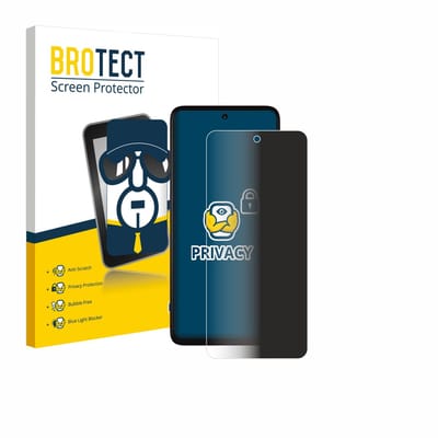 BROTECT - privacy screenprotector voor Motorola Moto G57 Power - Folie Beschermfolie Blauwlichtfilter