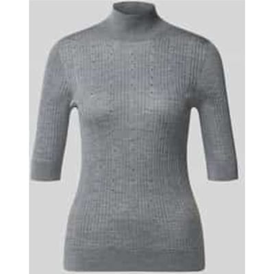 slim fit longsleeve van pure lamswol model 'Maglia Costine'