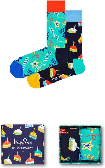 Happy Socks Birthday Gift Box XBDC02-6500 36-40