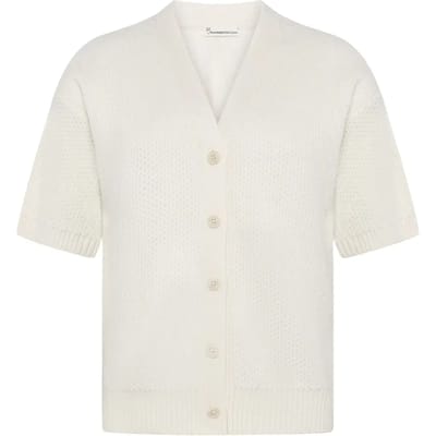 Korte mouwen cardigan dames KnowledgeCotton Apparel