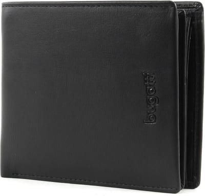 bugatti Portemonnee Vertice Coin Wallet 11CC Black Zwart