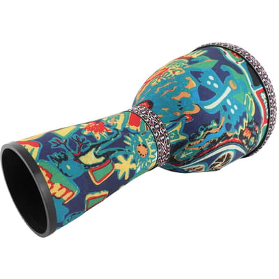 8 Inch Afrikaanse Trommel PVC Trommelbody Geitenhuid Trommeloppervlak Lichtgewicht Handklap Trommel Percussie-instrument Kleurrijk The South Of Colorful Clouds blue
