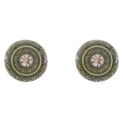 Behave – Oorstekers – Light colorado topaz – Vintage goudkleur – Boho chic