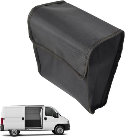 Opbergtas met Deksel - Autotas Organizer - Auto Interieur Opbergen - Maatwerk B-Stijl - 1 Stuk - Zwart