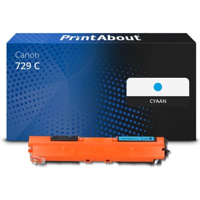 PrintAbout huismerk Toner 729 C Cyaan Geschikt voor Canon