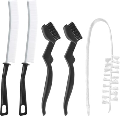 SnelShoppen - Set van 5 Schoonmaakborstels voor Wasmachine, Langhandige Reinigingsborstels, Kierenborstel Set, Ideaal voor Wasmachine, Airconditioning