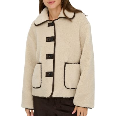 JDY - JDYNOELLA TEDDY JACKET OTW Dames Blazer/Colbert