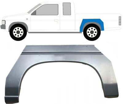 Reparatiepaneel achterspatbord voor Nissan Pickup D21 1987-1997 / Links