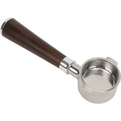 51mm Bodemloze Portafilter met 2 Oren Past voor Delonghi Koffiemachine Roestvrij Staal Bodemloos L gray