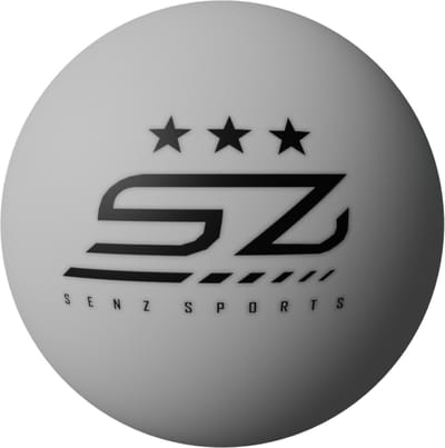 Senz Sports - Tafeltennisballen - 3 Sterren - 6 stuks - Wit - Pingpongballen