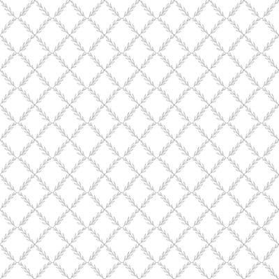 Duro Vliesbehang 682-01 - Blommor & Blad - Botanisch Wit - 53cm x 10.05m