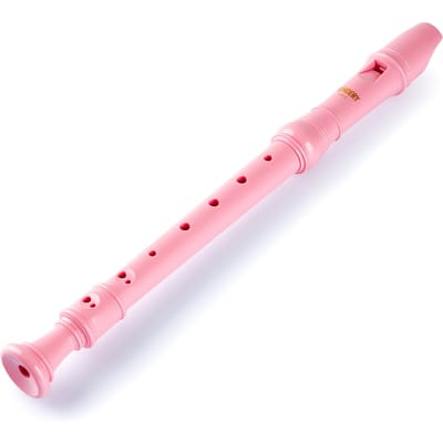 Instrument Flûte à bec Soprano Doigté Allemand Durable Flûte à bec pour Débutant Facile à Jouer Corps en Plastique Comprend un Tableau de Doigtés Pochette de Transport United States white