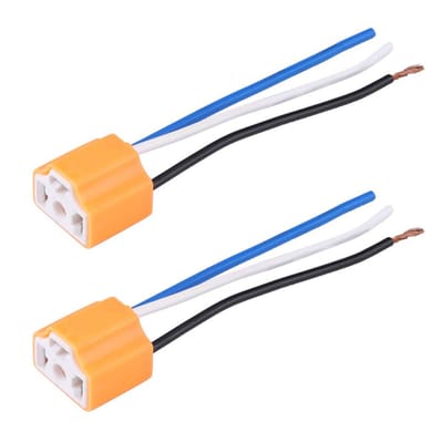 Allecto - Koplamp Connector - Vrouwelijke Keramische Stekker - Eenvoudige Installatie - H4/9003/HB2 - Voor Verlichting - 2 Stuks