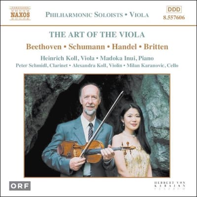 Heinrich Koll, Madoka Inui, Peter Schmidt, Alexandra Koll, Milan Karanovic - The Art Of The Viola (CD)