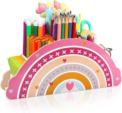 Kleurrijke Pennenhouder voor Kinderen - Desk Organizer voor School en Thuis, Creatieve Bureau Accessoires en Opbergoplossingen