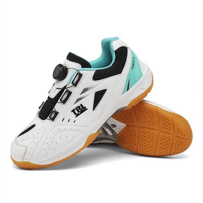 Vier Seizoenen Nieuwe Badmintonschoenen Heren Ademende Buiten Tennis Trainingsschoenen Student Tafeltennis Sneaker Antislip 45 white