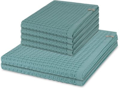 Möve Sonstiges 4 X handdoek 2 X douchehanddoek - in set 6 pack Piquee