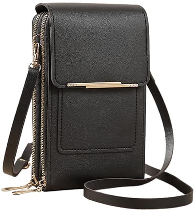Dailygoods- Handtas zwart - Multifunctionele Schoudertas