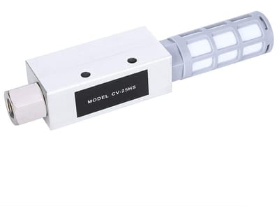 Dailygoods - CV25HS Pneumatische Luchtuitlaat - Venturi-vacuümgenerator - Geluiddemper - 2,5 mm - Efficiëntie en gebruiksgemak - Geschikt voor industr