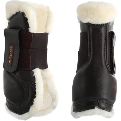 Dichte beenbeschermers voor paarden met klittenbandsluiting Acavallo