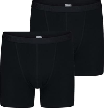 2-Pak heren boxershorts Roger - heren ondergoed - Katoenen onderbroek - Zwart / M