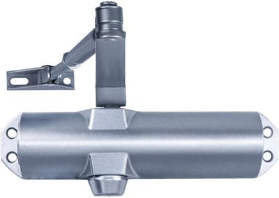 Deurdranger - Deur sluiting - Deur open houden - Met houder functie - 90/120 cm - Zilver