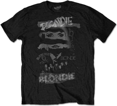 Blondie - Mash Up Heren T-shirt - S - Zwart
