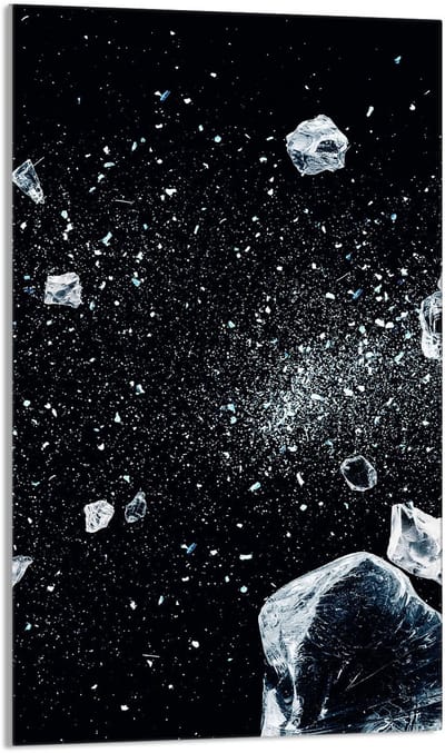 TMK ArtDeko - Glazen Snijplank - 30x52 cm - Lód - Gehard Glas - Veelzijdige Gebruik