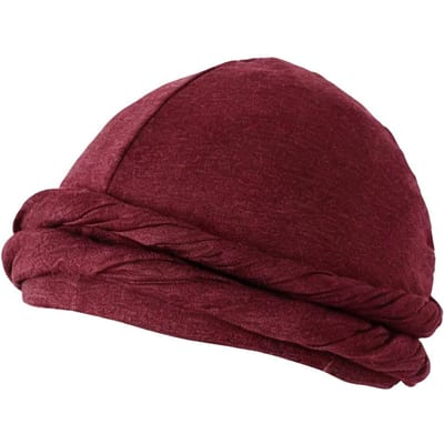 1 Stuk Vintage Tulband Voor Mannen Vintage Hoofddoeken Voor Mannen Stretch Modal En Satijn Tulband Sjaal Stropdas Voor Haar brown